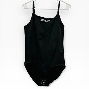 Shapermint Black Seamless Bodysuit Snap Closure Shapewear 3XL